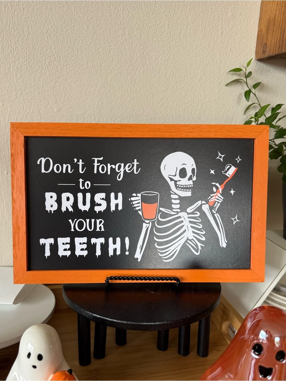 Target Bullseye Playground Halloween Themed Wall Hanging / Picture